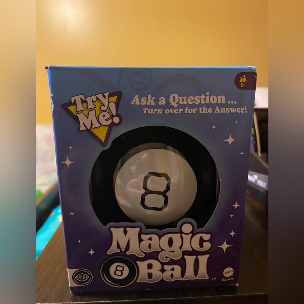 Purple and Black Fortune Ball